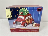Christmas Station Wagon Cookie Jar