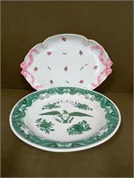 Herend Serving Platter & Transfer Ware Platter