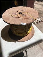 Wooden spool of wire