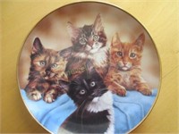 Collector Plate - Four Little Kittens
