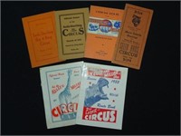 COLLECTION OF CIRCUS ROUTE BOOKS