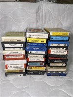 8 Track Tape Lot