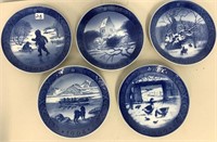 5 Copenhagen Denmark Plates (7") NO SHIPPING