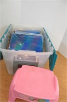 Scissor Lid Tote, Pink Step Stool & Lots More