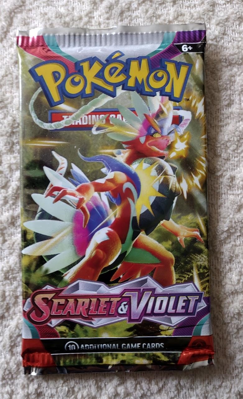 Sealed POKEMON Scarlet & Violet Booster Pack!