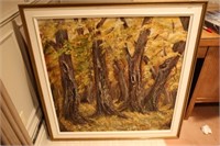 framed oil painting signed 'MEGAMBRIEL'