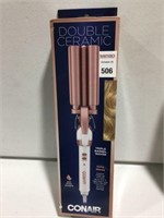 CONAIR DOUBLE CERAMIC TRIPLE BARREL WAVER