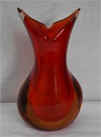 Murano Art Glass Vase 7.5"