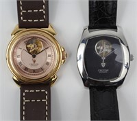 LOT OF 2 - CROTON AUTOMATIC MENS WRISTWATCHES