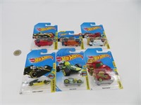 6 hot wheels die cast neufs