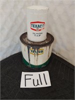 Vintage Texaco 5lb Grease Can and T-1-F Oil Filter