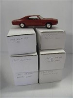 (6) Promo cars including 1967 Charger, 1967 Ford