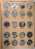 KENNEDY HALF DOLLAR SET WITH 84 DIFFERENT