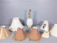 Vintage Style Lamp & Shades