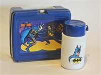VTG 1982 BATMAN LUNCH BOX WIYH THERMOS-PAPERWORK