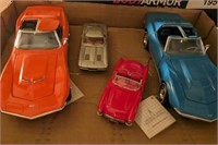 GROUP DIE CAST MODELS CORVETTES