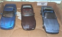 GROUP DIE CAST MODELS CORVETTES