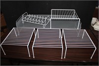Table Top Wire Racks 4 at 10 x 12 x 5 1/2 ,Gray Me