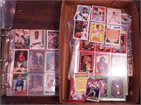 Box of sports and non-sports cards including