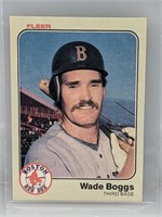 1983 Fleer Wade Boggs 179 Rookie