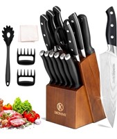 18 pc kitchen knife set