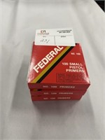 300ct federal small pistol primers #100