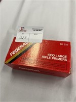 1000ct federal large rifle primers #210