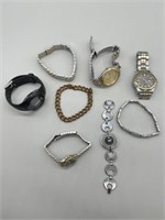 Costume Jewelry Assortment & Wrist Watches