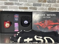 Roger Waters of Pink Floyd 
US+THEM Tour Items