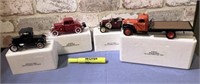 BOX LOT: 4 MODEL CARS - 1932 CHEVY ROADSTER