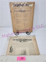 1890s Newpaper/Digest