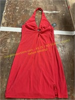 Ladies size medium red dress & Med tank bodysuit