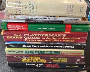 Stack of Firearm Handbooks & Other