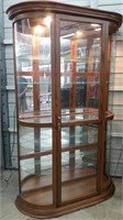 Curio Cabinet with Lock & Lights