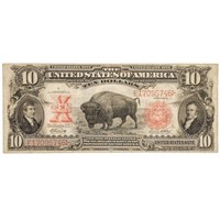 FR. 121 1901 $10 BISONLEGAL TENDER USN XF