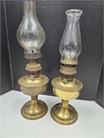 2 Aladdin Oil Lamps