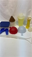 Various Tupperware items