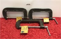 3 6” C clamps