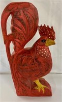 Wooden Decorator Rooster