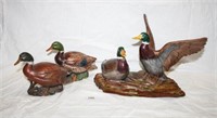 Ceramic Ducks-Handpainted (3 pieces)
