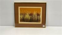 Print titled GOLDEN WEEDS by L. Sacco / R.