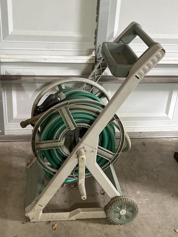 Ames Hose King Garden Hose Reel with Hose