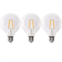 Feit 60W G25 Dimmable LED Bulb  3-Pack