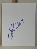 Stephen Colbert signature taken on photo paper at