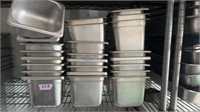 Metal food containers 
Size of big ones - 7inch