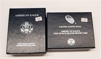 (2) 2018 Proof Silver Eagles