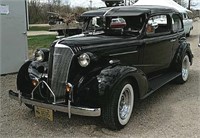 1937 Chevy 2 Door Sedan Black