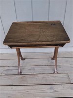 Antique Desk with Ink Well Hole