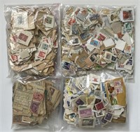 WORLD: 1000's of Used US & Foreign Stamps