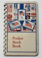 WORLD: 4-Page Pocket Stock Book w/Foreign Stamps